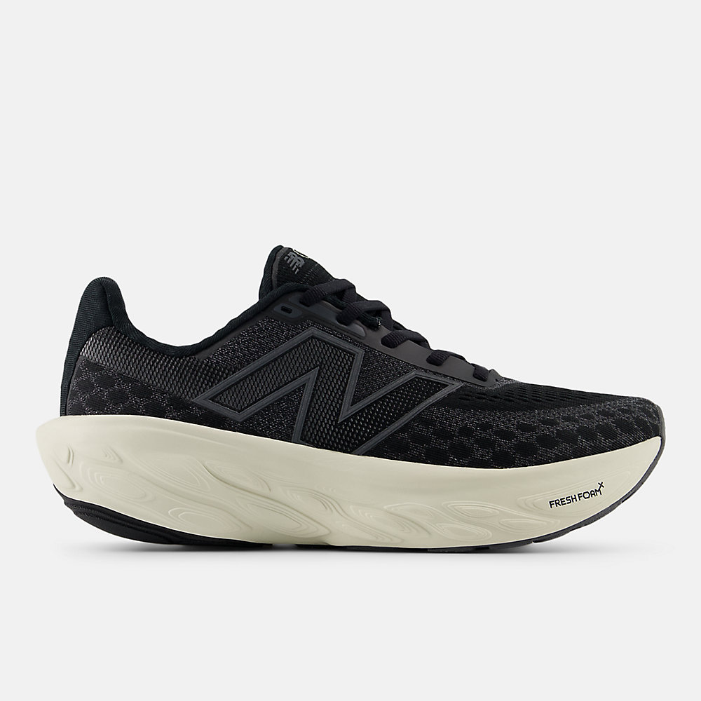 New Balance Fresh Foam X 1080 v14 Shoes Black with Phantom and Sea Salt